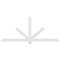 Ekena Millwork Kennewick Architectural Grade PVC Gable Bracket, 96"W x 40"H x 2"D x 4"F, 10/12 Pitch GBP096X40X0204KEN00 - alternate 2